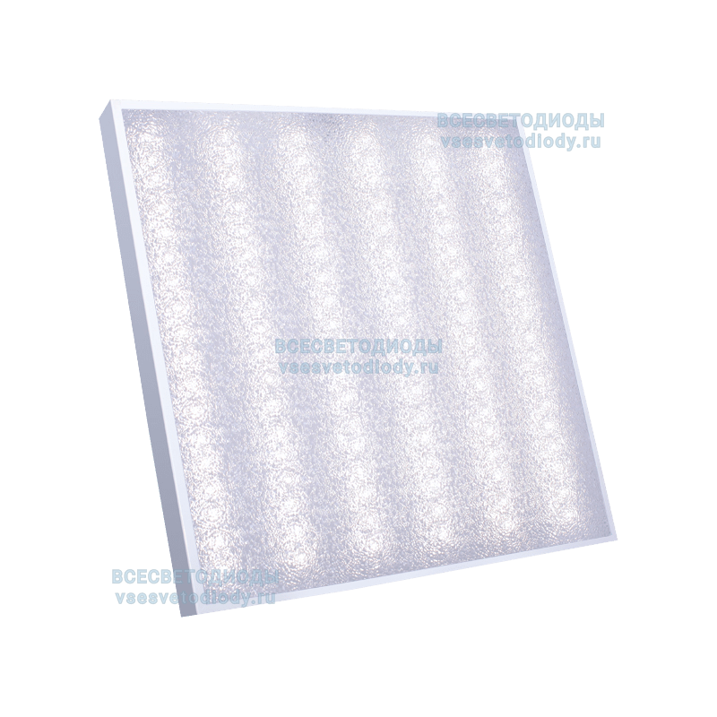 Светильник Армстронг 56W-6600Lm  5000-5500 Колотый лед IP65 с БАП (vsesv) на 1 час